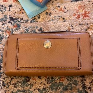 Authentic Coach Wallet - Pebbled Leather